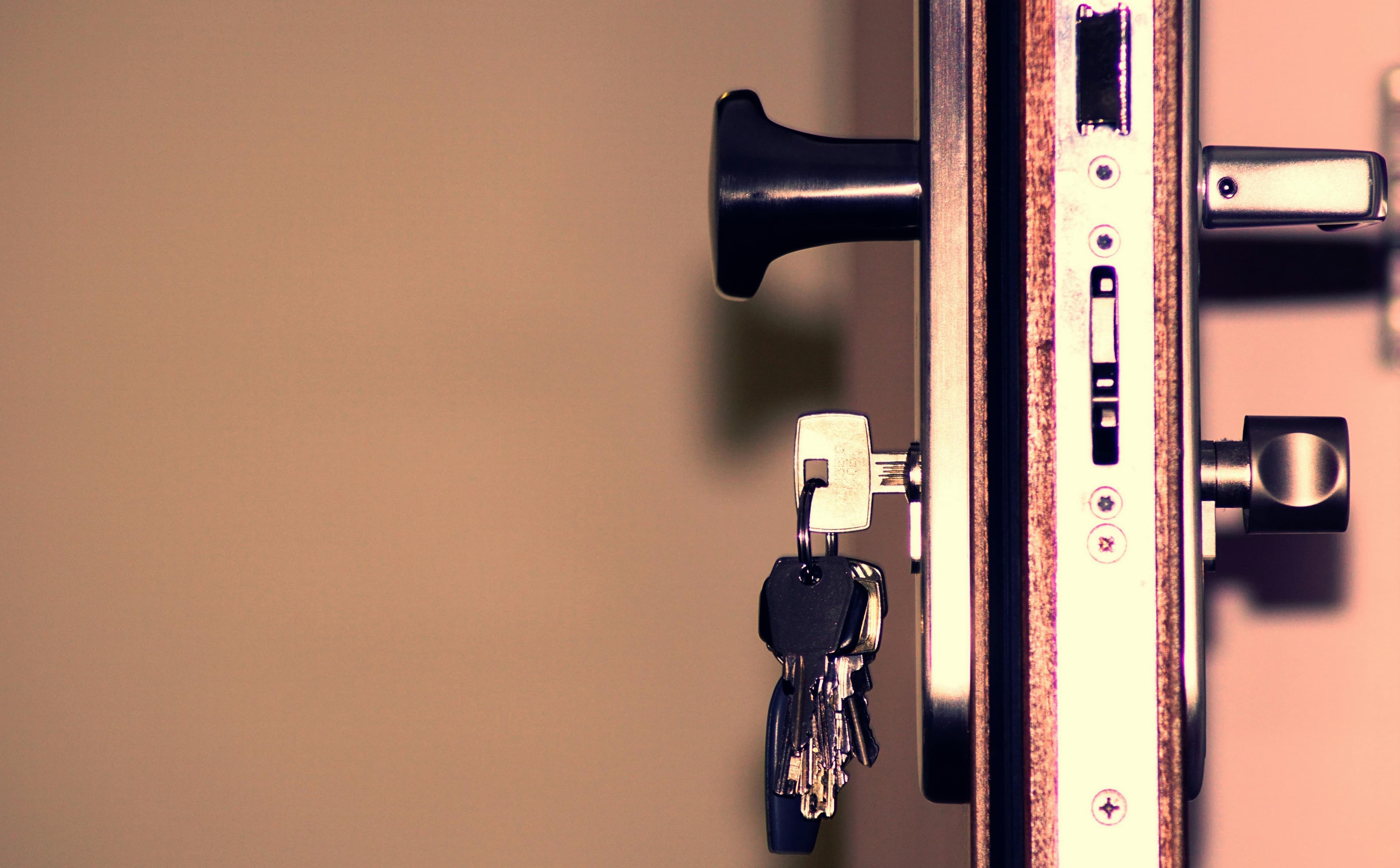 Key in door